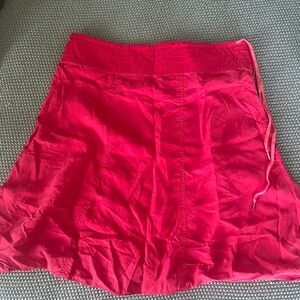 Gap Vibrant Red Skirt